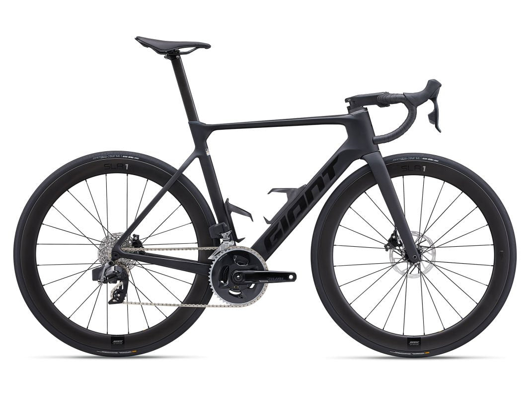 Vélo de route aéro propel advanced pro 1 roues carbone transmission SRam rival AXS