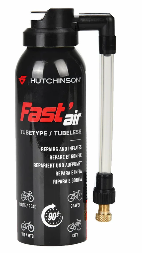 HUTCHINSON Bombe réparartion vélo FAST'AIR 125ml TT / TL