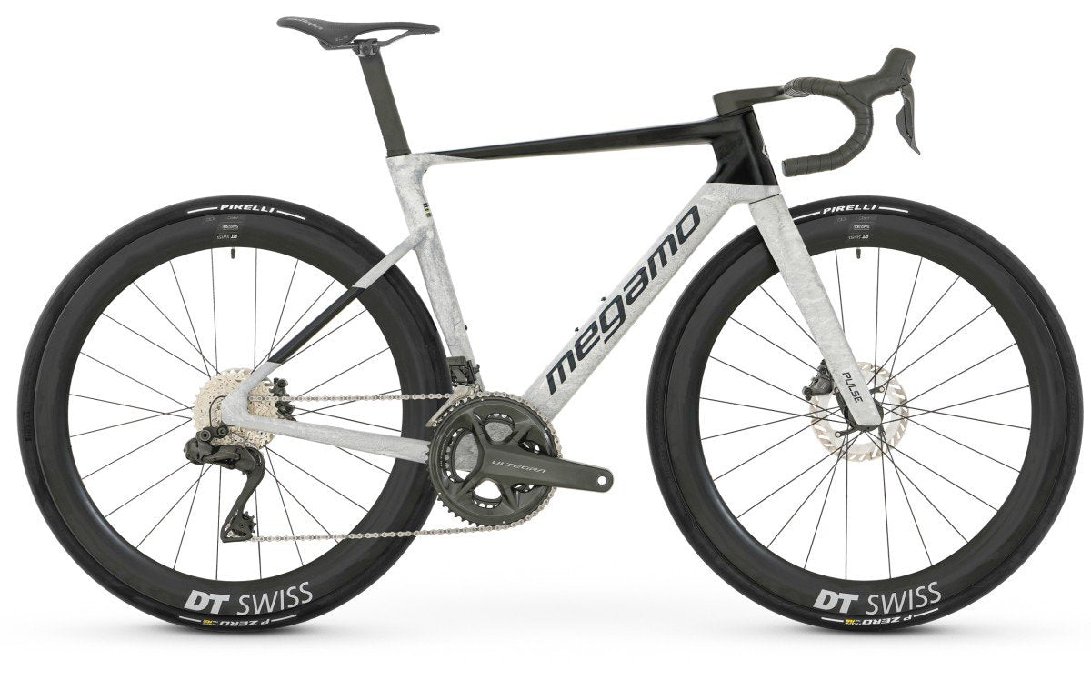 vélo de route megamo Pulse 03 SLR avec fibre de carbone haut de gamme, ultegra DI2, roues carbone