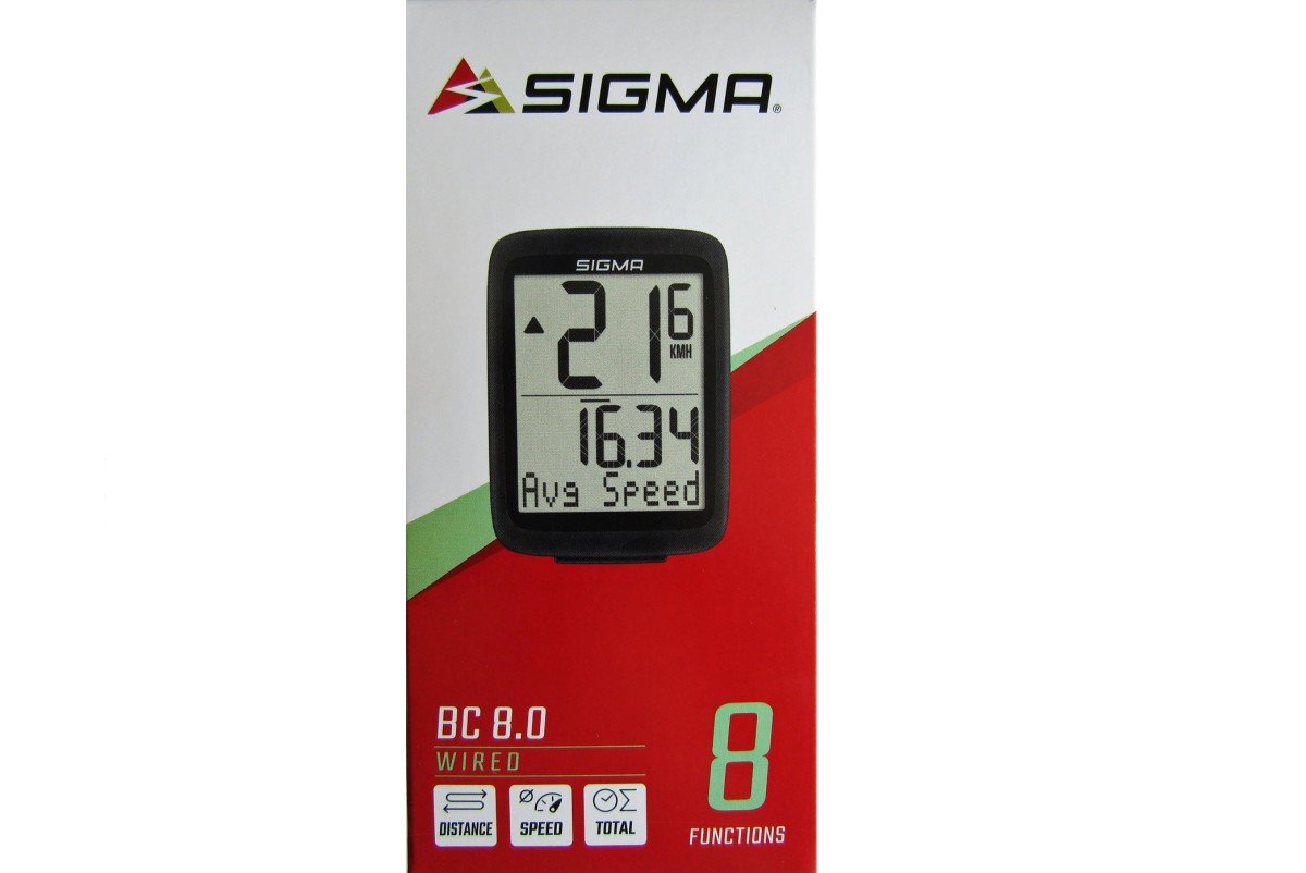 compteur velo filaire sigma 8 fonctions