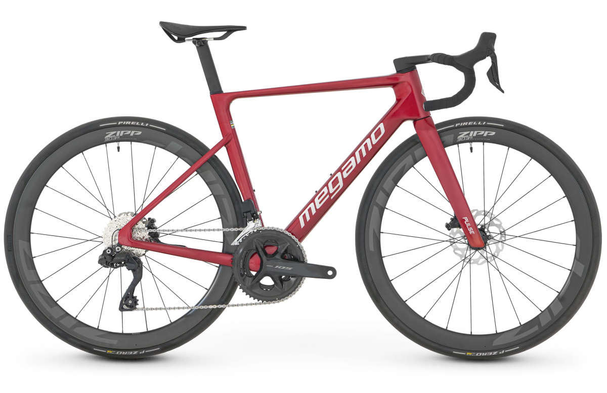 MEGAMO Vélo de route PULSE 15 105 DI2 roues carbone