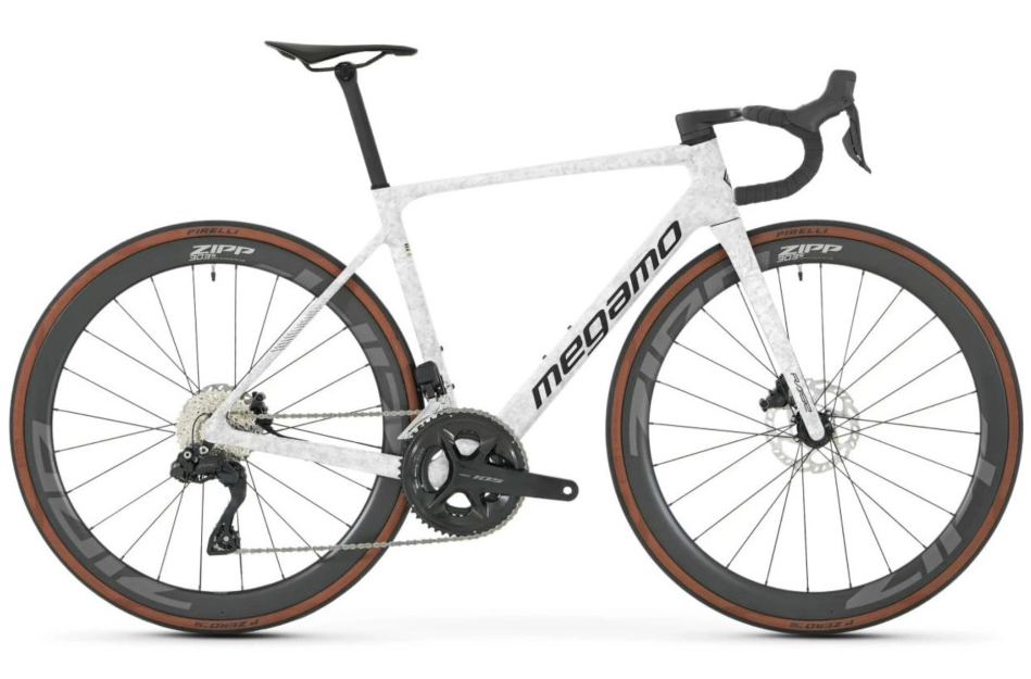 MEGAMO VELO ROUTE RAISE TLR 105 DI2 ROUES ZIPP