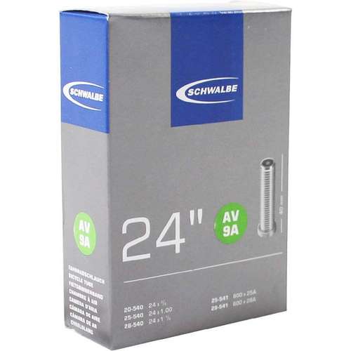 SCHWALBE CHAMBRE A AIR VELO 24 x 3/4-600 x 28A VALVE STANDARD