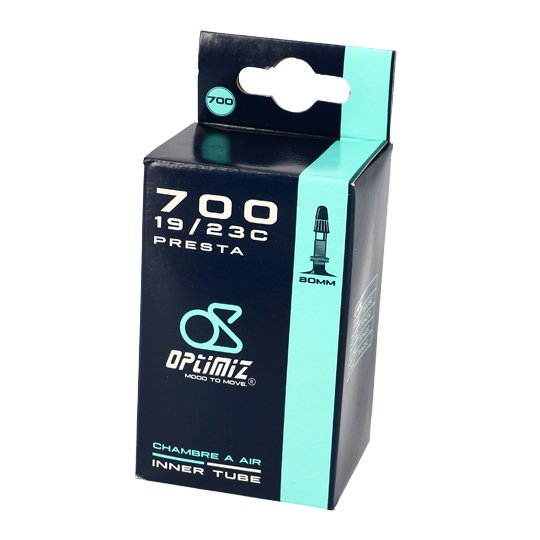 OPTIMIZ CHAMBRE A AIR VELO 700C 19-23 VP 80 MM