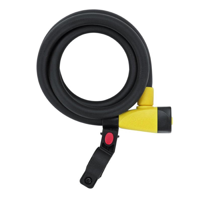 AUVRAY ANTIVOL VELO SPIRAL A CLE DIAM 15 mm L 1.50