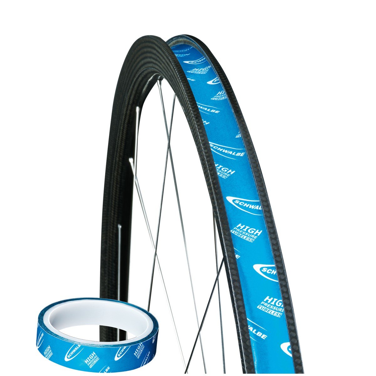 SCHWALBE FOND DE JANTE ADHESIF CONVERSION VTT TUBETYPE EN TUBELESS 25mm (ROULEAU 10m)
