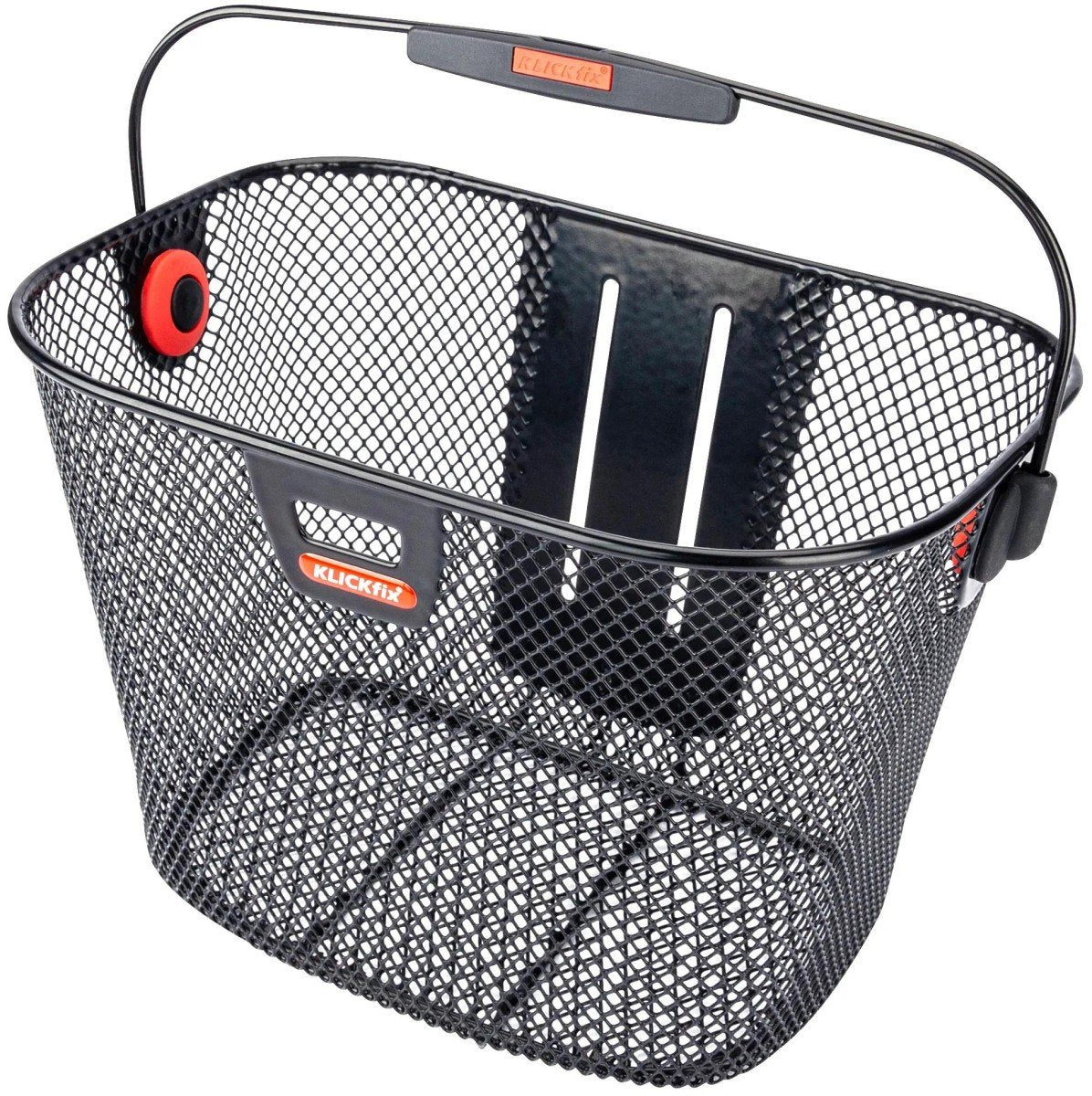 KLICKFIX Panier avant Unilux 16L noir avec clip pour éclairage