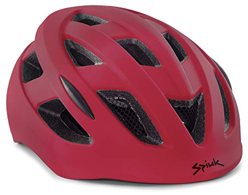 SPIUK Casque vélo HIRI in mold avec éclairage et filet anti-insecte