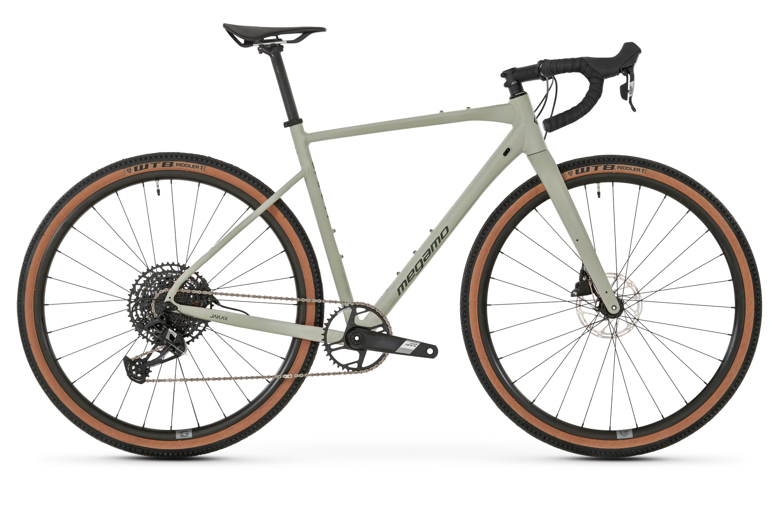 velo de gravel aluminium megamo sram apex 12v