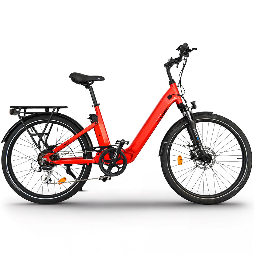 URBAN BIKER Vélo de ville électrique tout suspendu UB200 55Nm 720W