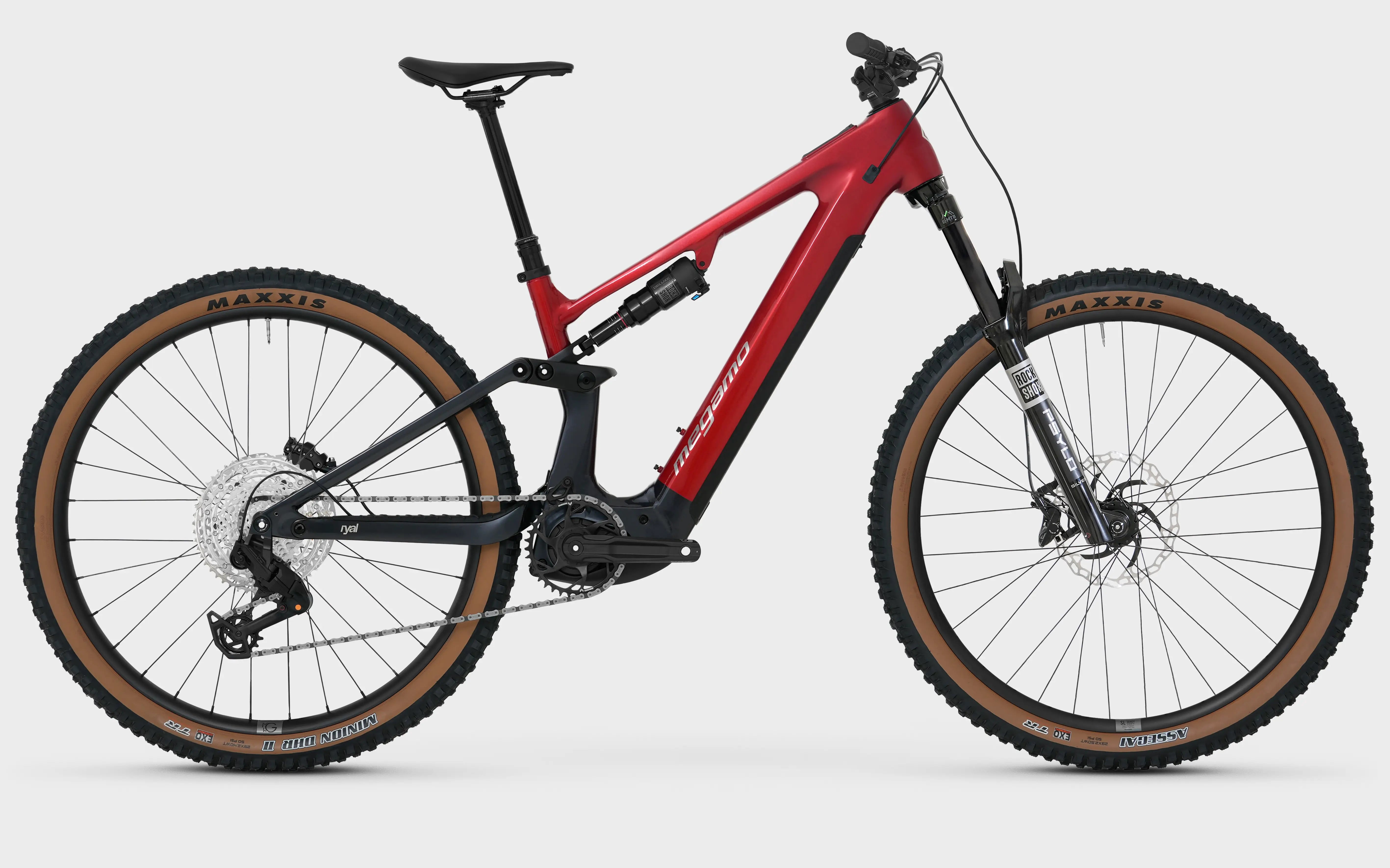MEGAMO VTT electrique tout suspendu RYAL 10 AVINOX M2 110Nm 800W