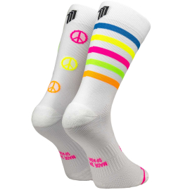 Chaussette sporcks peace blanche