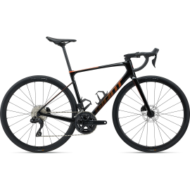 Vélo de route Defy Advanced 1 noir helios orange