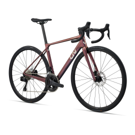Vélo route femme Langma Advanced 1 Disc Milky way