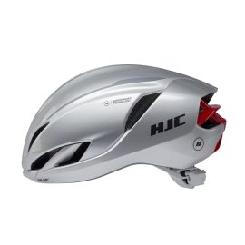 Casque vélo route HJC Furion 3.0 argent rouge