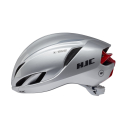 Casque vélo route HJC Furion 3.0 argent rouge
