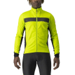 Veste velo hiver CASTELLI RADDOPPIA 3 jaune fluo