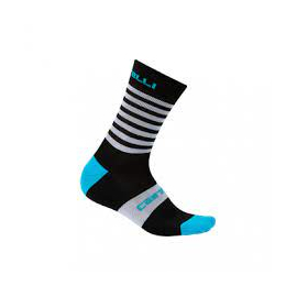 Chaussettes Castelli Gregge noir bleu