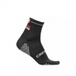 Chaussettes Castelli Gregge noir et rouge