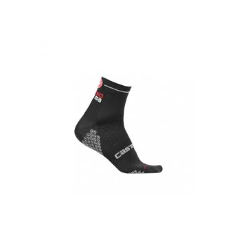 Chaussettes Castelli Gregge noir et rouge