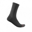 Chaussettes Castelli Gregge noir et rouge