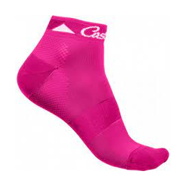 Chaussettes Castelli brillante framboise