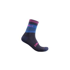 Chaussettes Castelli Gregge noir et rouge