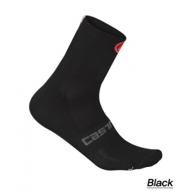 Chaussettes Castelli Gregge noir et rouge