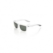 Lunettes 100% Centric gris blanc crystal