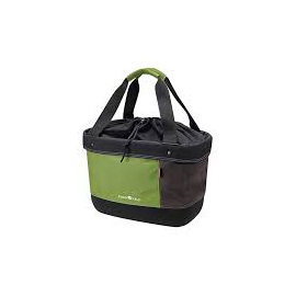 Panier vélo Shopper alingo vert marron