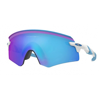 Lunettes Oakley Encoder Polished White et Prizm Sapphire