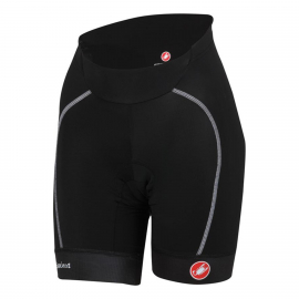 Short Castelli Velocissima noir blanc sans bretelle