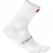 Chaussettes Castelli compressione blanc