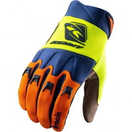 Gants BMX Kenny track kids orange navy yellow