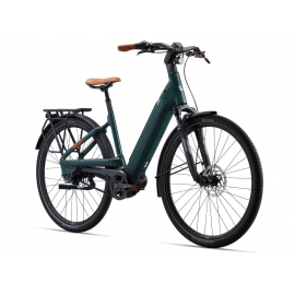 Vélo élecrrique ville femme LIV Allure E+ 1 trekking green