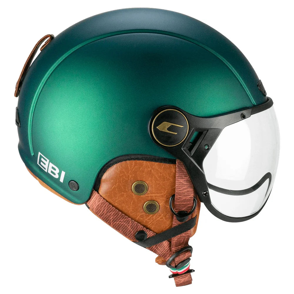 CGM CASQUE URBAIN EBI VINTAGE VERT SATIN