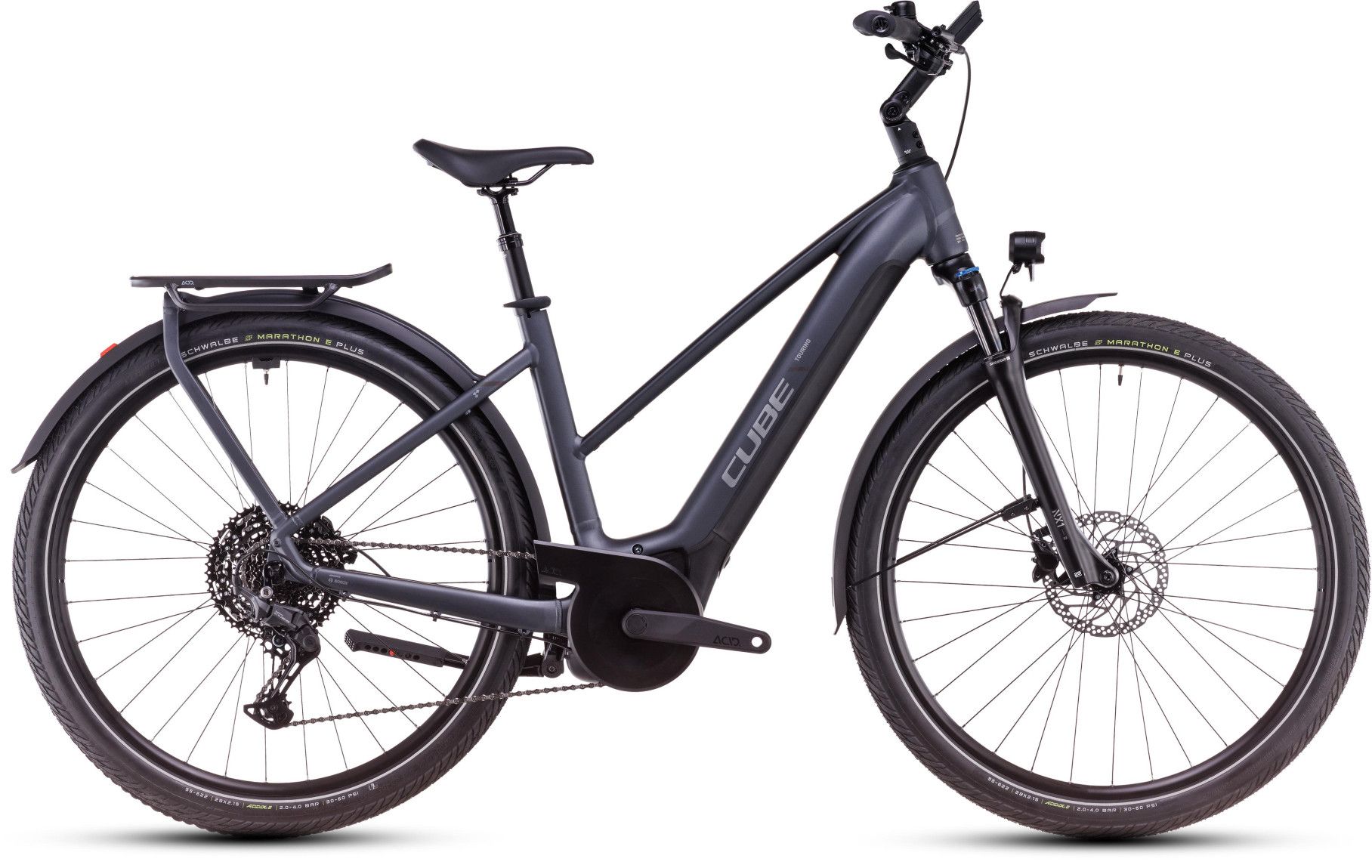 VTC électrique CUBE en 625w forle du cadre trapeze