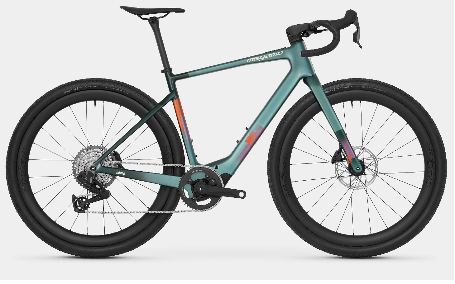 MEGAMO Along 03CW avinox M2S gravel électrique 150Nm 600W