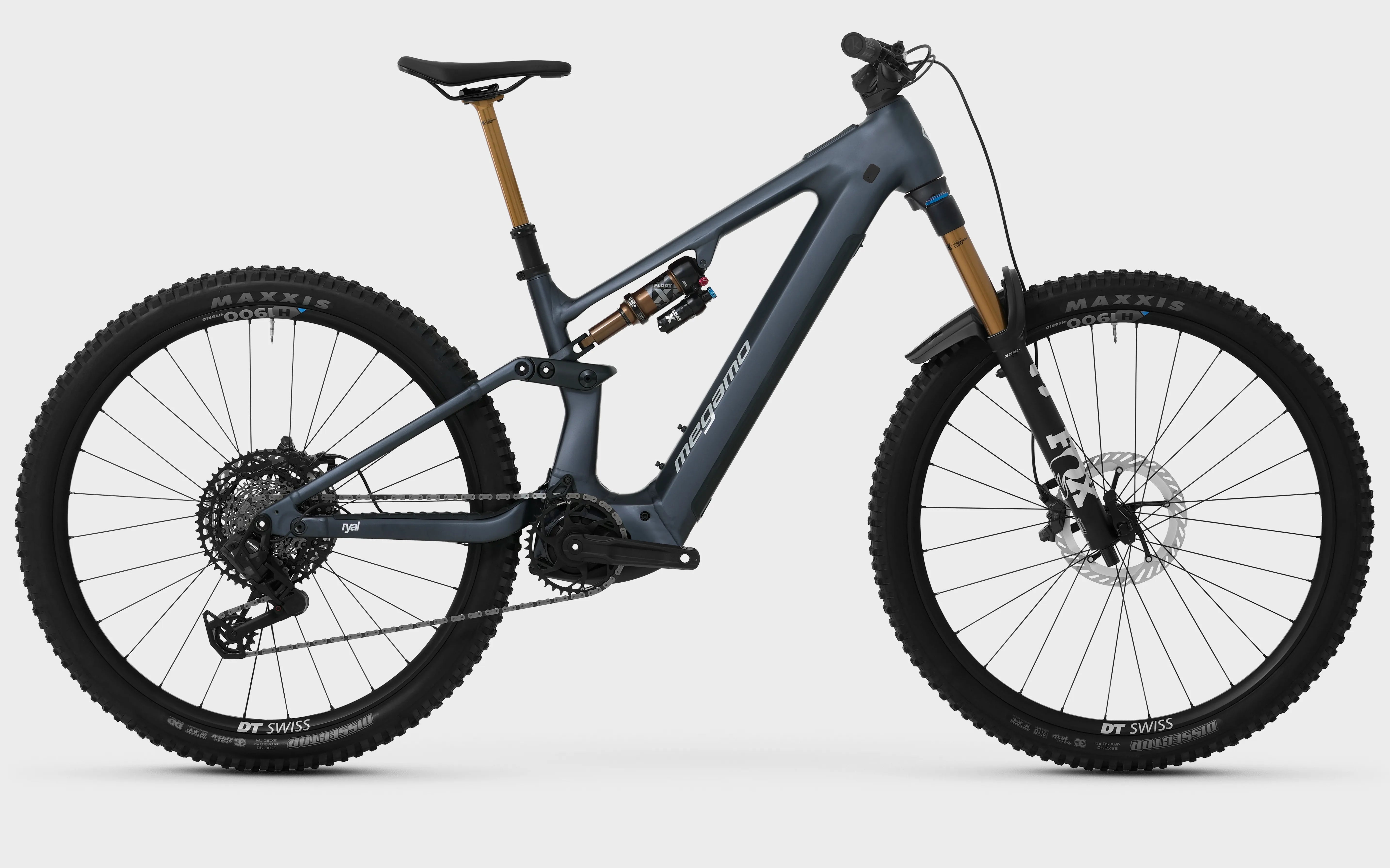 MEGAMO VTT electrique tout suspendu RYAL 03 AXS AVINOX M2S 150Nm 800W