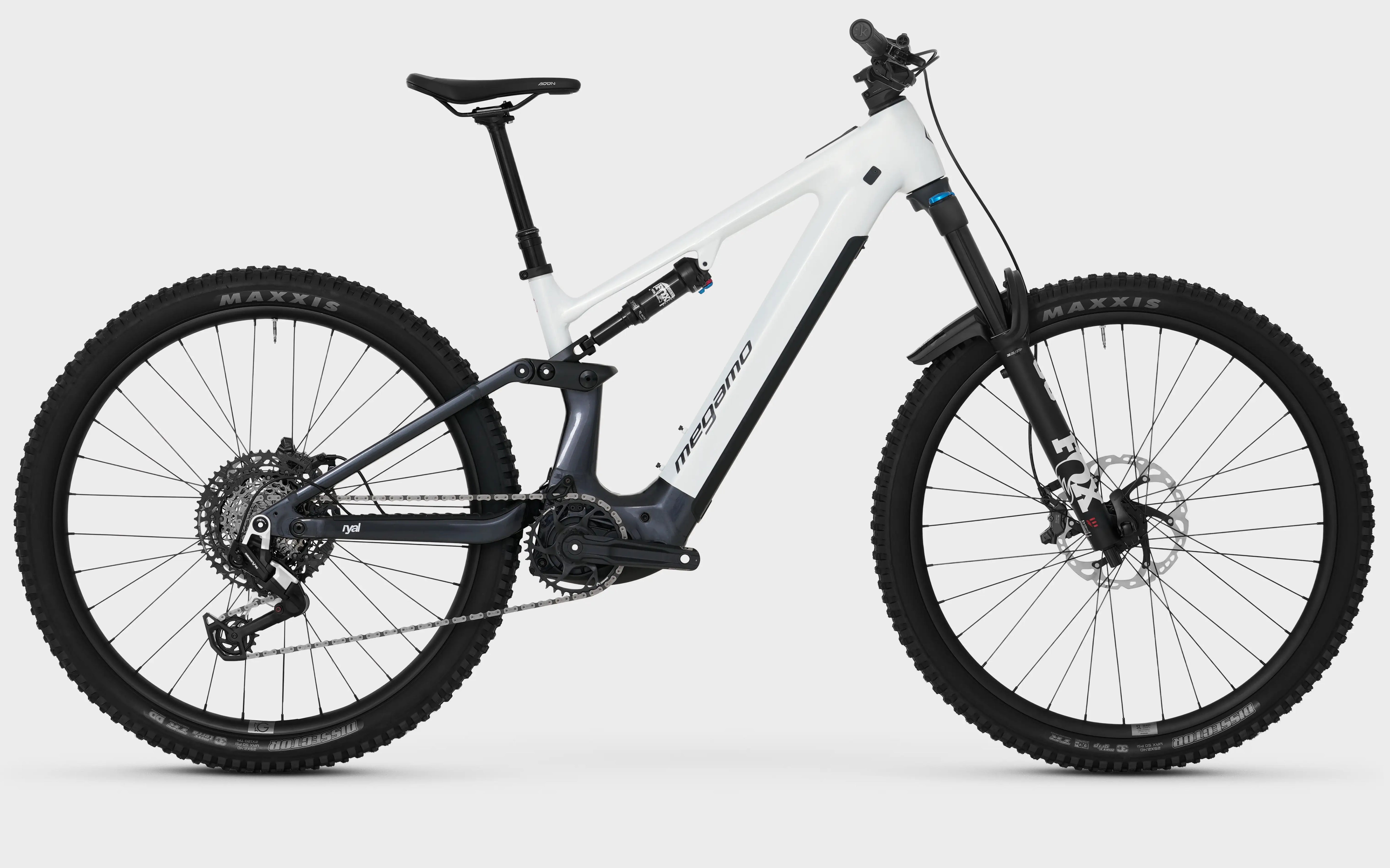 MEGAMO VTT electrique tout suspendu RYAL 05 AVINOX M2S  150Nm 800W