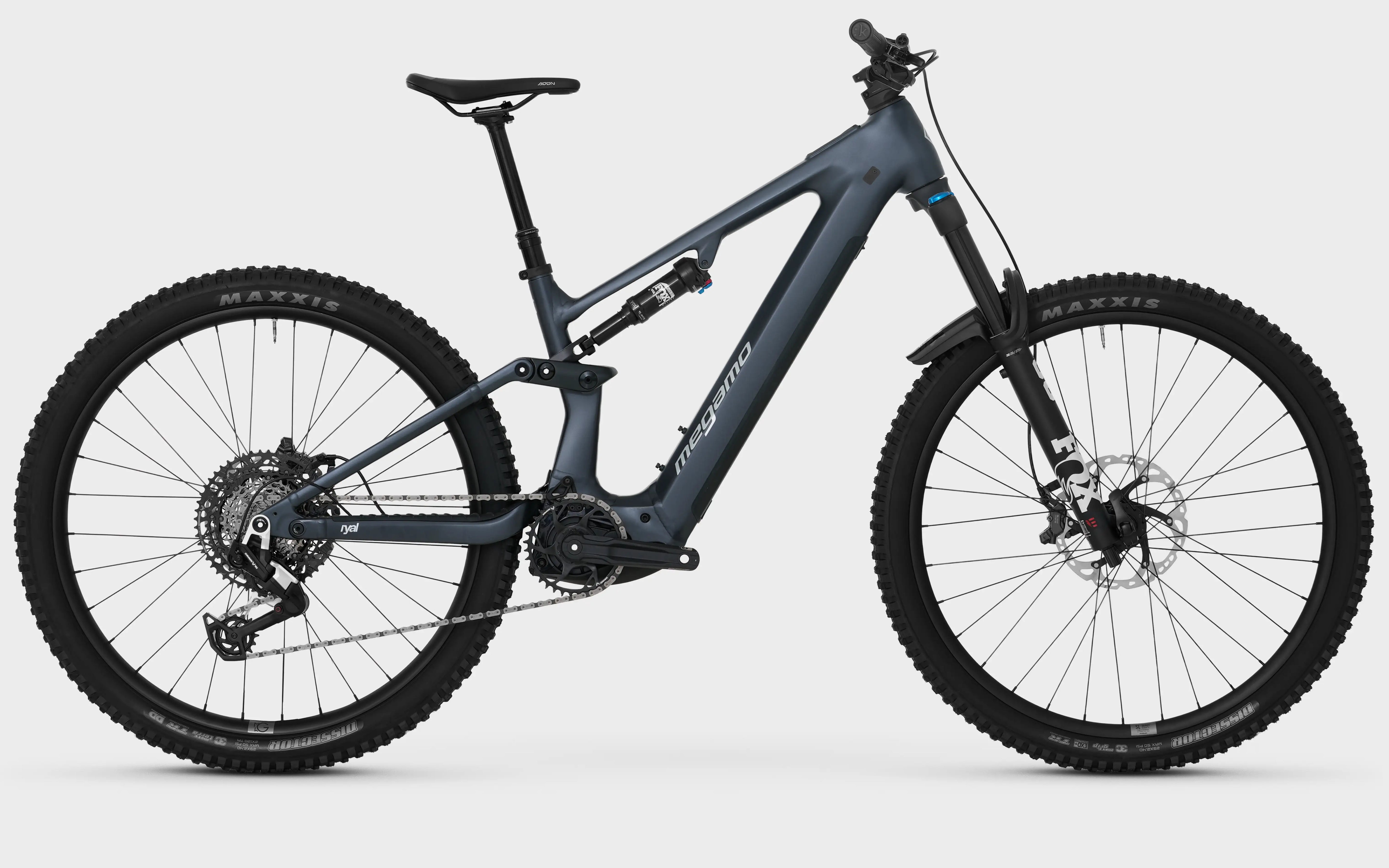 MEGAMO VTT electrique tout suspendu RYAL 05 AVINOX M2S  150Nm 800W
