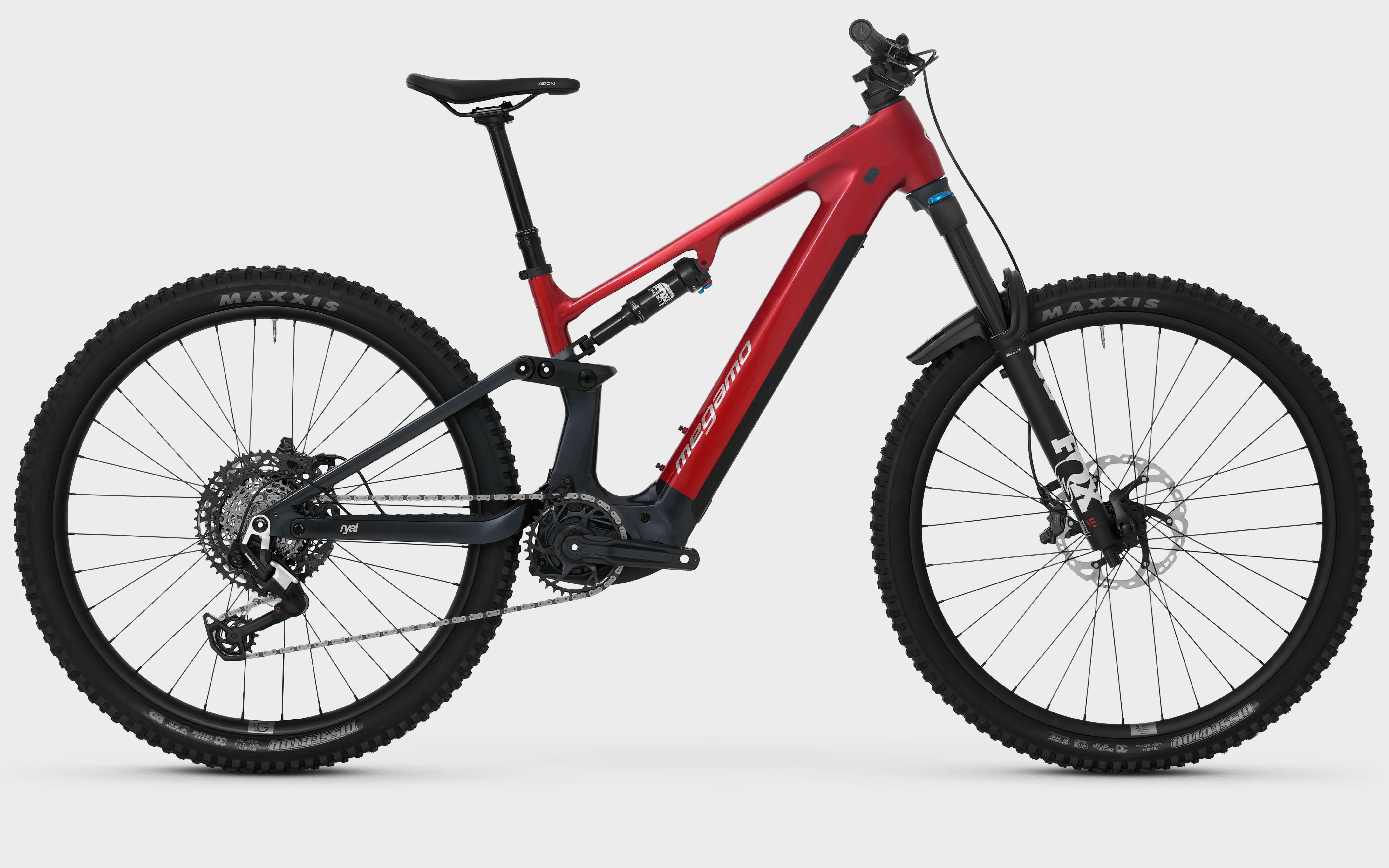 MEGAMO VTT electrique tout suspendu RYAL 05 AVINOX M2S  150Nm 800W