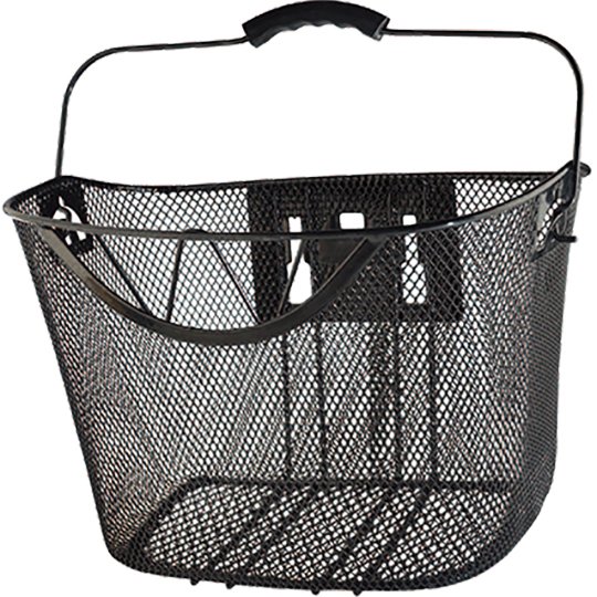 SELECTION CGN CYCLE PANIER AVANT MAILLE ACIER NOIR 20L 350X250X250MM