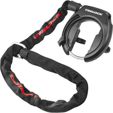 TRELOCK ANTIVOL VELO FER A CHEVAL RS351 AVEC CHAINE TRELOCK RS351 pour pneus inerieur à 60mm