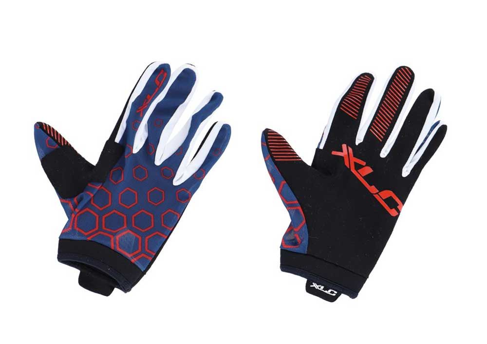PAIRE DE GANTS VTT XLC NOIR ROUGE