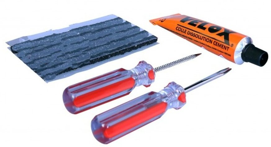 VELOX KIT REPARATION PNEU TUBELESS VTT AVEC MECHES