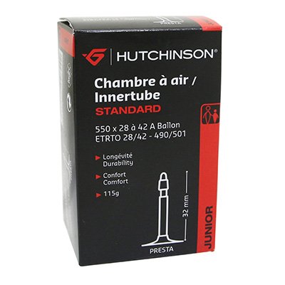 HUTCHINSON CHAMBRE A AIR VELO 550 x 28-42A VP