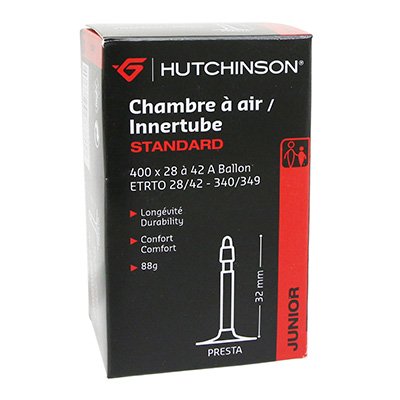 HUTCHINSON CHAMBRE A AIR VELO 400 x 28-42A VP