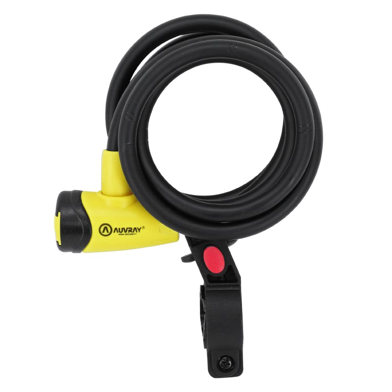 AUVRAY ANTIVOL VELO SPIRAL A CLE DIAM 10 mm L 1.50