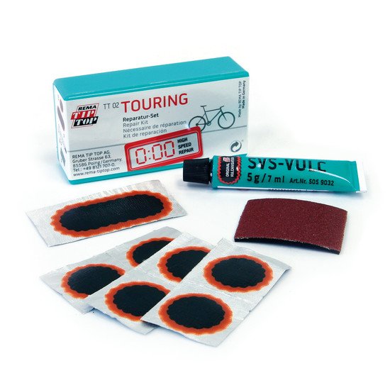 TIP TOP KIT RUSTINE AVEC COLLE ET PAPIER DE VERRE TT02